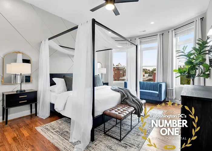 Luxury 4-Br With Free Parking In Heart Of Dc - Steps To Metro