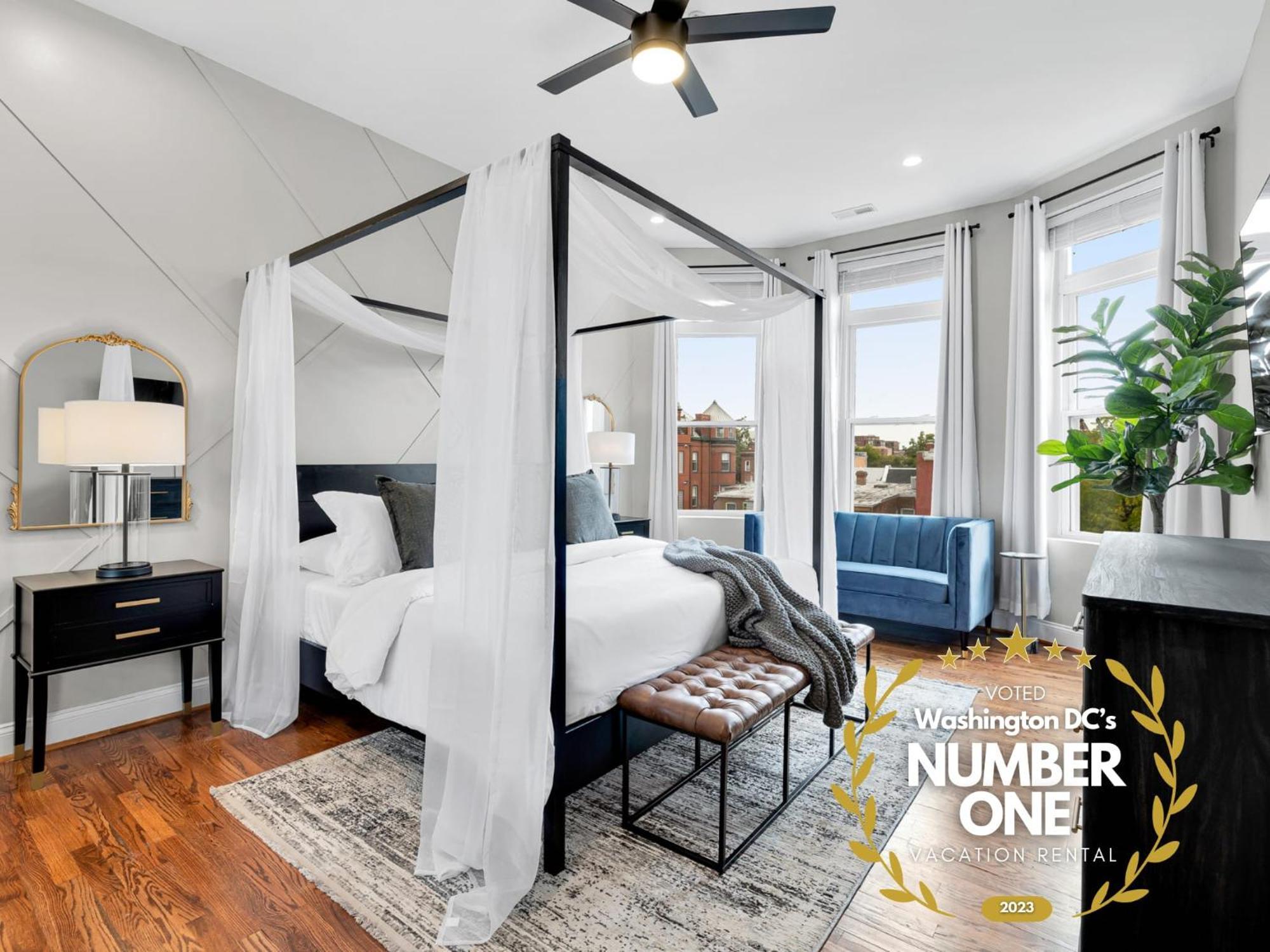Luxury 4-br With Free Parking In Heart Of Dc - Steps To Metro